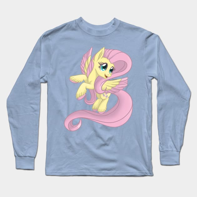 My Little Pony Fluttershy Long Sleeve T-Shirt by Boyanton Designs